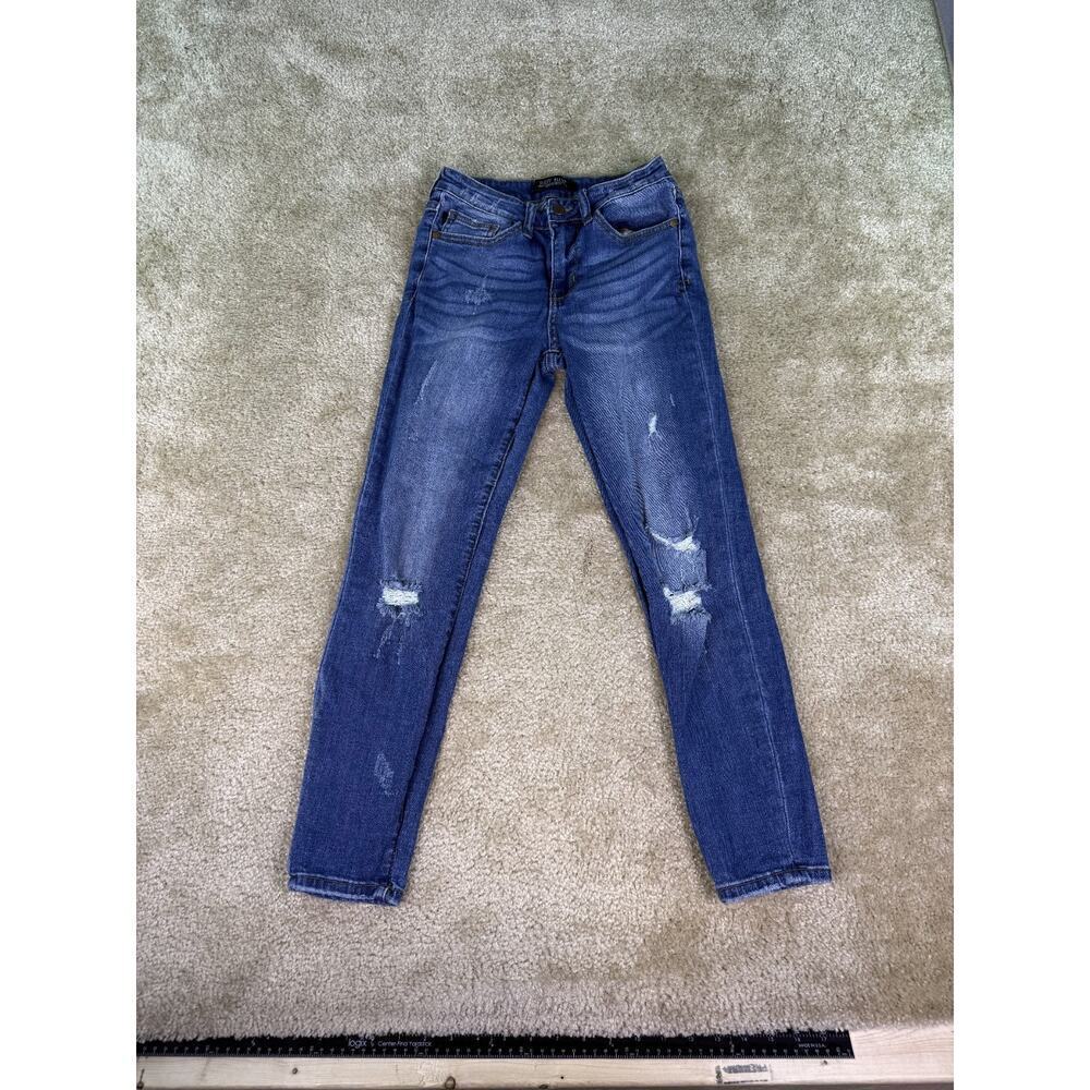 Judy Blue Jeans Womens 26 Relaxed Fit Denim Stretch Medium Wash 26x26 C996